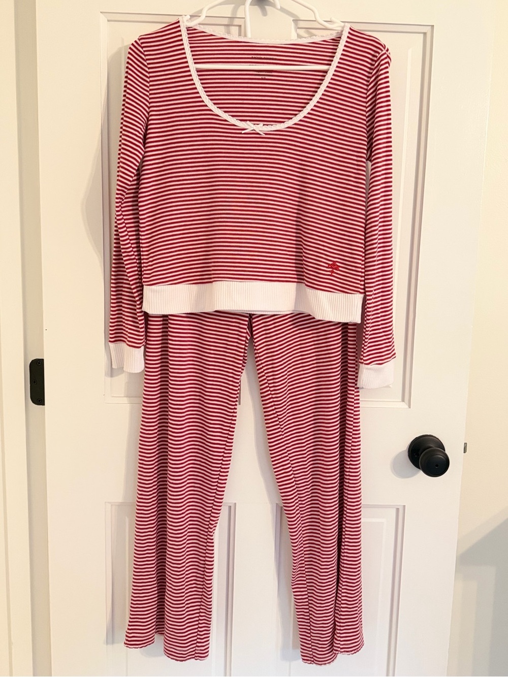 Rachel Ashwell Red White Striped Pajama Set Women’s S/P Cozy Loungewear